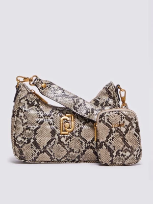 Liu Jo Snakeskin Effect Shoulder Bag LIUJO