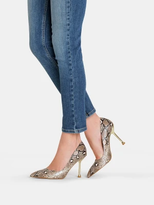 Liu Jo Snakeskin-print Court Shoes LIUJO