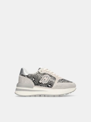 Liu Jo Snakeskin-print Sneakers With Rhinestones LIUJO