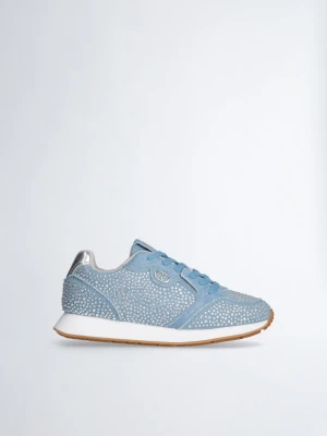 Liu Jo Sneakers With All-over Rhinestones niebieski
