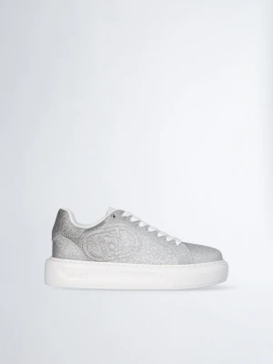 Liu Jo Sneakers With Faded Glittery Detailing srebrny