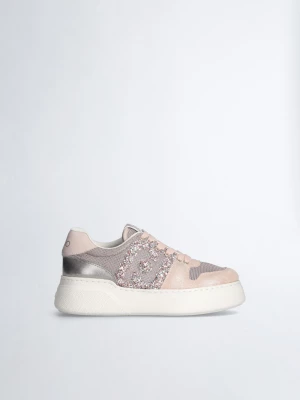 Liu Jo Sneakers With Maxi Glitter Logo LIUJO