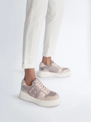 Liu Jo Sneakers With Maxi Glitter Logo LIUJO