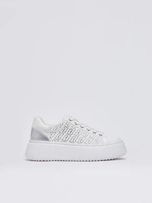 Liu Jo Sneakers With Monogram Rhinestones