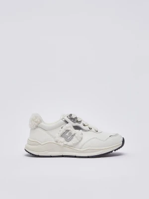 Liu Jo Sneakers With Teddy Details Milky White
