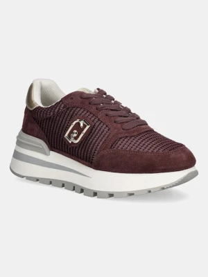 Liu Jo sneakersy AMAZING 25 damskie kolor bordowy BF5049PX027S3906