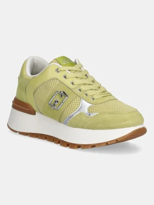 Liu Jo sneakersy AMAZING 43 BIS damskie kolor zielony BA6031PX027S3952
