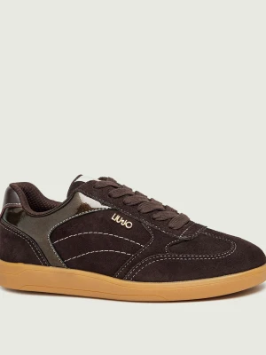 Liu Jo Sneakersy Connor 01 | zamsz brązowy