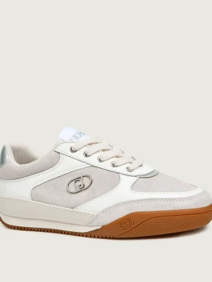 Liu Jo Sneakersy LEWIS 01 | zamsz biały