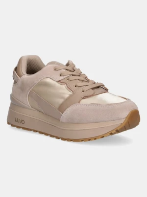 Liu Jo sneakersy LIU JO MAXI WONDER 91 damskie kolor beżowy BF5005PX52251308