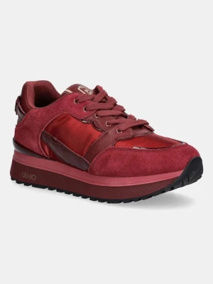 Liu Jo sneakersy LIU JO MAXI WONDER 91 damskie kolor czerwony BF5005PX522S1231