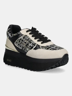 Liu Jo sneakersy LIU JO MAXI WONDER PLUS 01 damskie kolor beżowy BF5011PX686S3833