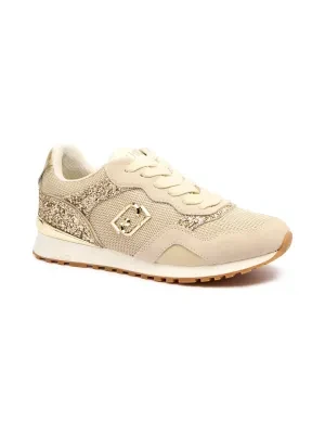 Liu Jo Sneakersy MAXI WONDER LOW 02 | z dodatkiem skóry