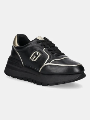 Liu Jo sneakersy skórzane AMAZING 25 damskie kolor czarny BF5049PX026S1189