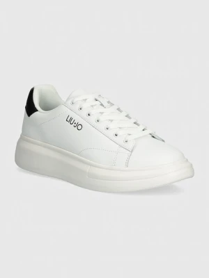 Liu Jo sneakersy skórzane BIG 01 kolor biały 7B4027PX474S1005