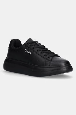 Liu Jo sneakersy skórzane BIG 01 kolor czarny 7G4011PX474S1040