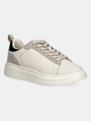 Liu Jo sneakersy skórzane BIG 05 męskie kolor biały 7G5015P0304S1411