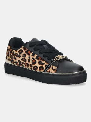 Liu Jo sneakersy skórzane KIKI 01 damskie kolor brązowy BF5063PX163S1937