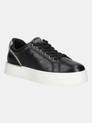 Liu Jo sneakersy skórzane PRETTY 06 damskie kolor czarny BF5041PX026S1189