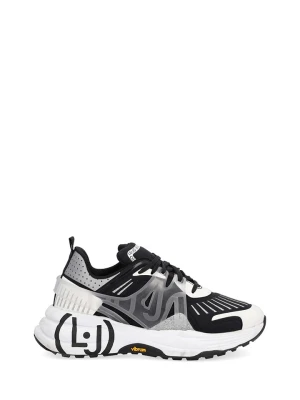 Liu Jo Sneakersy w kolorze srebrno-czarno-białym ze wzorem rozmiar: 37