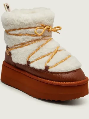 Liu Jo Śniegowce JANE 07 | shearling | skóra