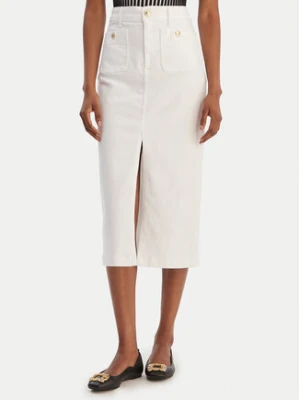 Liu Jo Spódnica jeansowa UA6259 D0275 Biały Regular Fit