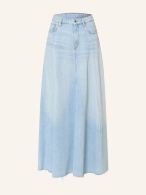 Liu Jo Spódnica Jeansowa Z Kamieniami Ozdobnymi blau