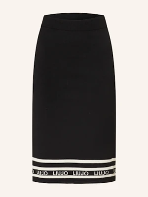 Liu Jo Spódnica Z Dzianiny schwarz