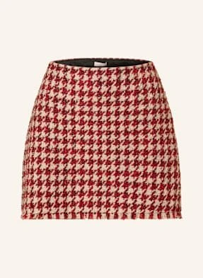 Liu Jo Spódnica Z Tweedu Z Błyszczącą Przędzą rot