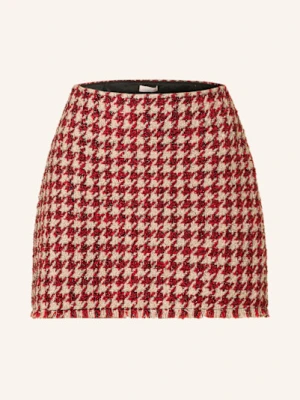 Liu Jo Spódnica Z Tweedu Z Błyszczącą Przędzą rot