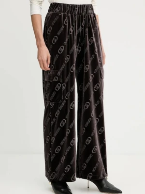 Liu Jo spodnie dresowe welurowe