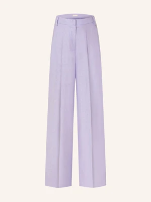 Liu Jo Spodnie Marlena Z Dodatkiem Lnu lila