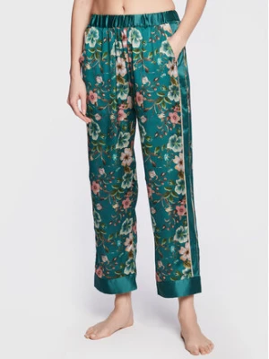 Liu Jo Spodnie piżamowe 5F2080 T2449 Zielony Relaxed Fit