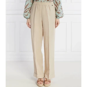 Liu Jo Spodnie | Regular Fit | z dodatkiem lnu