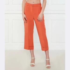 Liu Jo Spodnie | Relaxed fit | z dodatkiem lnu