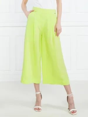 Liu Jo Spodnie | Relaxed fit | z dodatkiem lnu