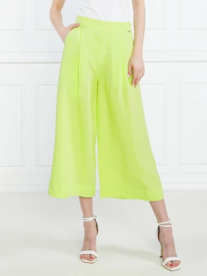 Liu Jo Spodnie | Relaxed fit | z dodatkiem lnu