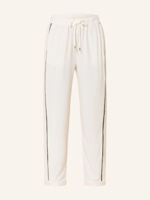 Liu Jo Spodnie W Stylu Dresowym Z Lampasami weiss