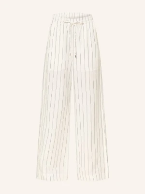 Liu Jo Spodnie Z Marszczeniami weiss