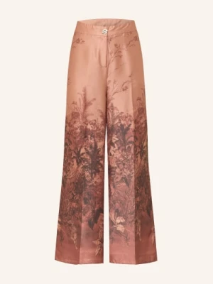 Liu Jo Spodnie Z Materiału Typu Marlene braun