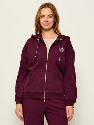 Liu Jo Sport Bluza | Regular Fit bordowy