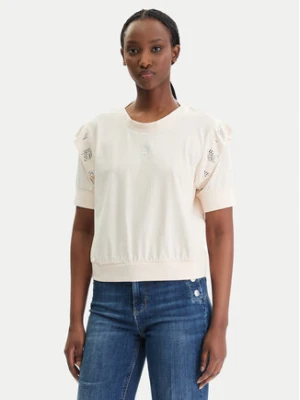 Liu Jo Sport Bluzka TA6030 JS923 Beżowy Regular Fit