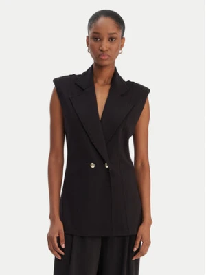 Liu Jo Sport Kamizelka TA6025 JS182 Czarny Regular Fit