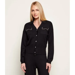 Liu Jo Sport Kardigan | Loose fit | z dodatkiem jedwabiu