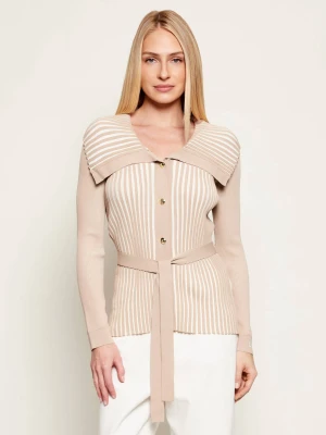 Liu Jo Sport Kardigan | Slim Fit beżowy