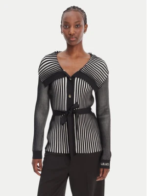 Liu Jo Sport Kardigan TA6116 MS55N Czarny Regular Fit