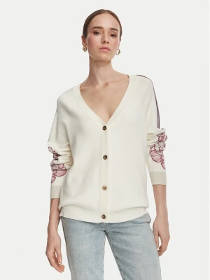 Liu Jo Sport Kardigan TF6093 MS49I Kremowy Regular Fit