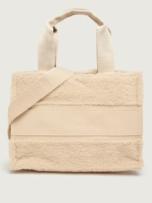 Liu Jo Sport Kuferek | shearling beżowy