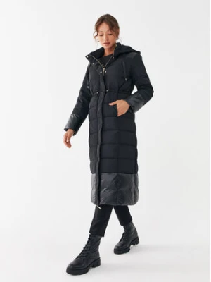 Liu Jo Sport Płaszcz przejściowy TF3011 T3552 Czarny Regular Fit