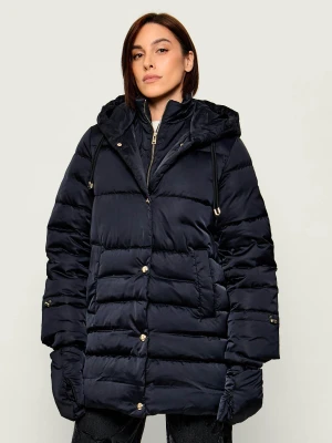Liu Jo Sport Puchowa kurtka z szelkami 2w1 + rękawiczki | Relaxed fit czarny